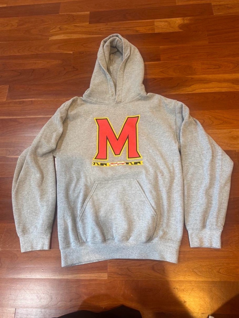Fanatics Gray University of Maryland Hoodie, Size S